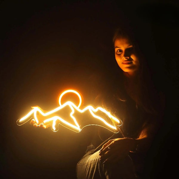 Mountain Neon Light Sign
