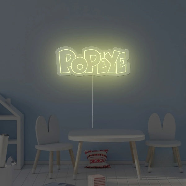Popeye Neon Sign