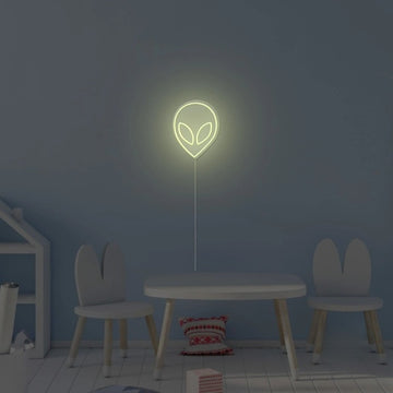 Alien Face Neon Sign