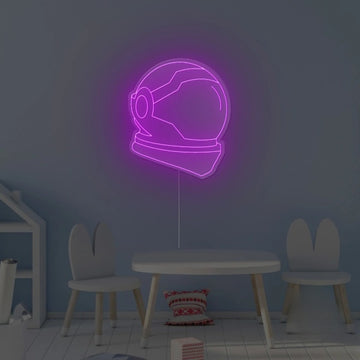 Space Helmet Neon Sign