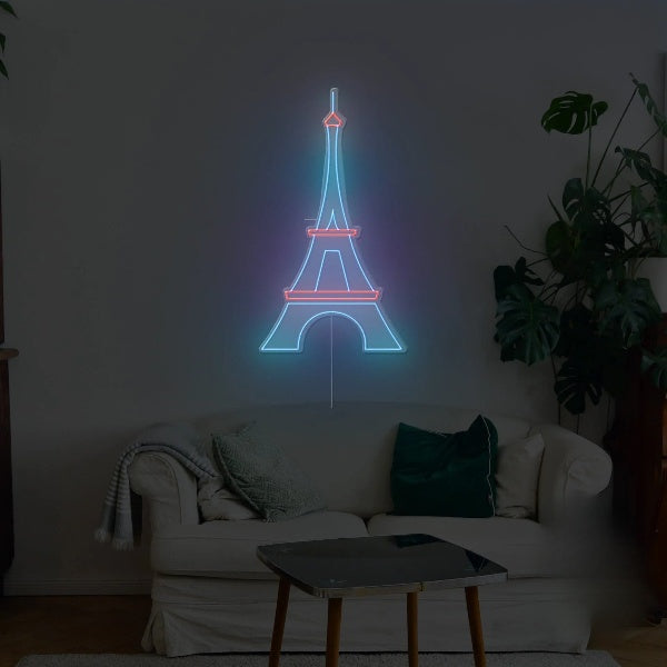 Eiffel Tower Neon Sign