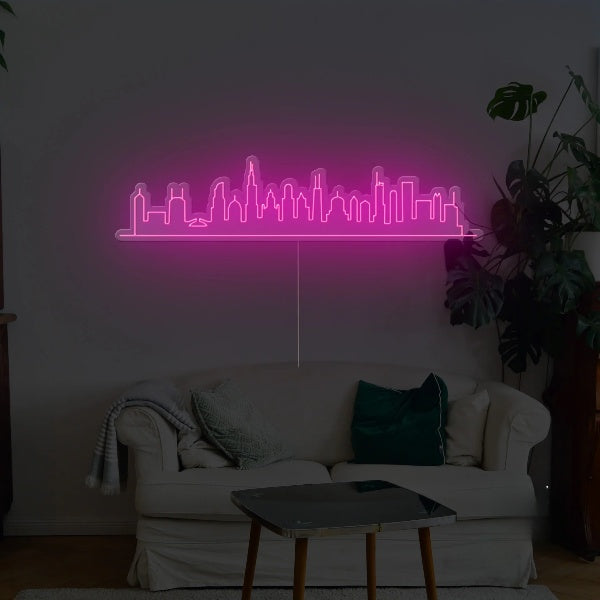 Skyline Neon Sign