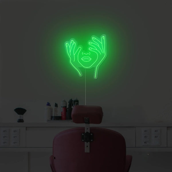 Hold Face Neon Sign