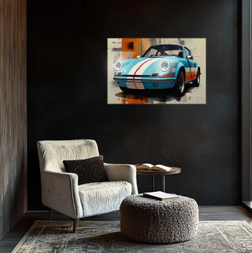 UV Printed Porsche Neon Sign, Neon Wall Art,Neon Light Sign,Custom Neon Sign