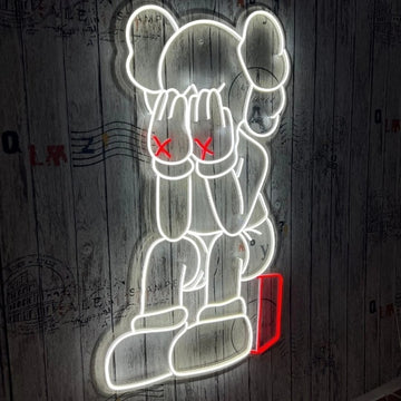 Crying Kaws Neon Sign