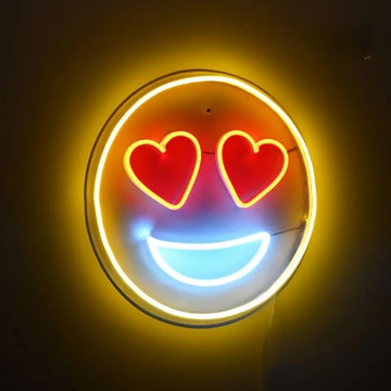 Emoji Neon Light Sign