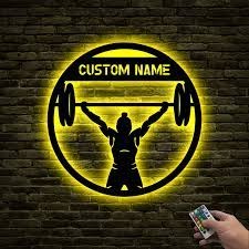 Gym Acrylic Wall Art For Wall Decor