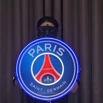 Football Logo Neon Paris SG UV print neon sign