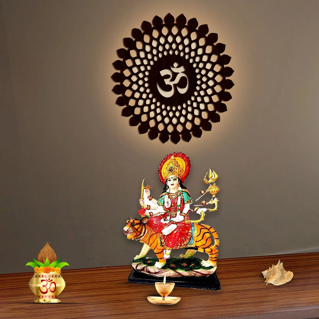 OM Acrylic LED Wall Art with Backlight – Premium Decorative Piece | Customization Available (Copy)