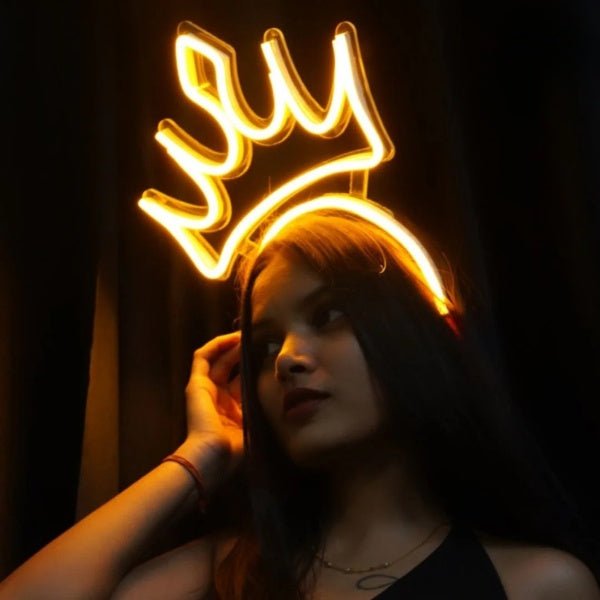 Crown LED Headband