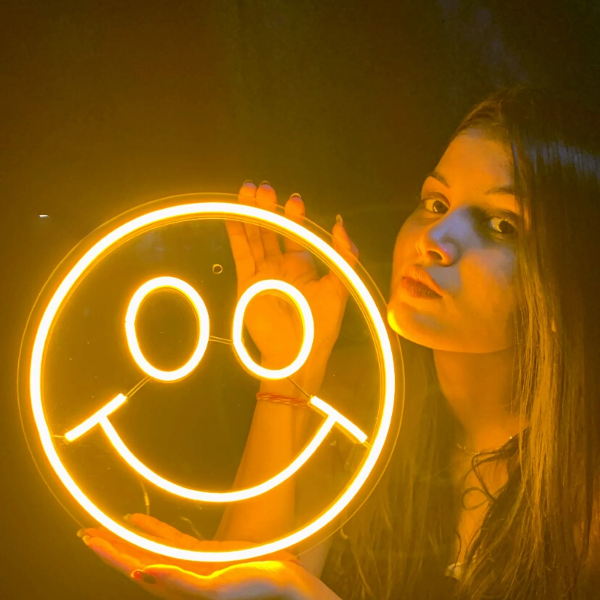 Smiley Neon Light Sign