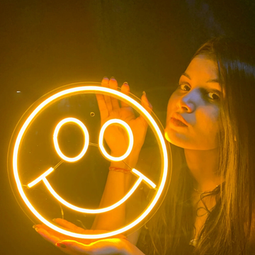 Smiley Neon Light Sign