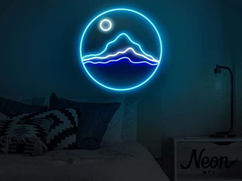 Mountains Neon Sign