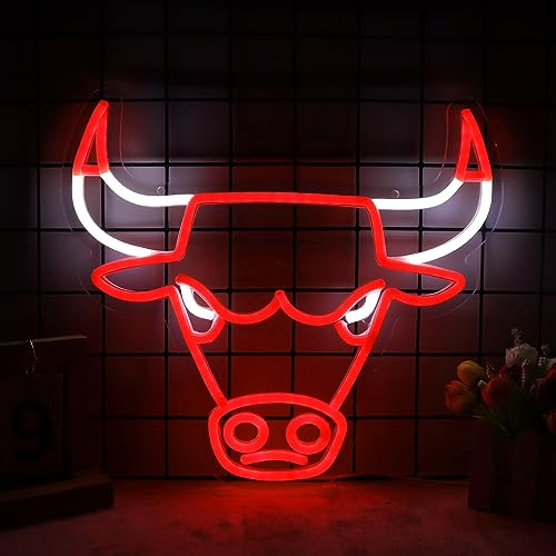 Red LED Bull Neon Signs