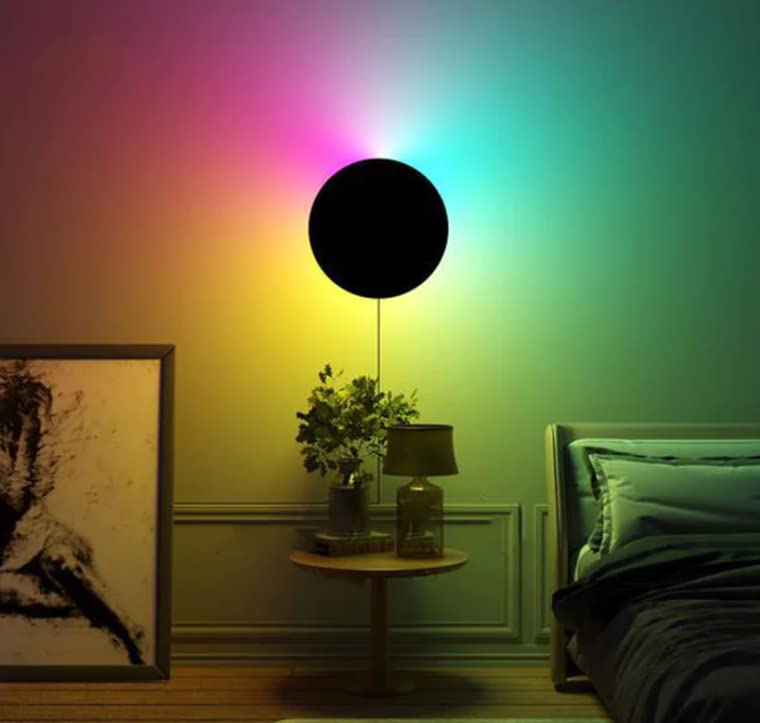 Circular Light , RGB Corner Hanging lamp Pack of 1