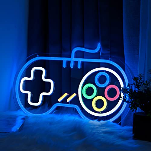 Gamepad Neon Signs for Boys Room