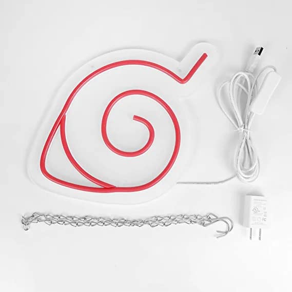 Naruto Anti Leaf Village Headband Neon Signs, Ninja Neon Sign for Wall Decor, Konoha Emblem Logo LED Neon Lights for Bedroom , Living Room, Game Room, Hotel Restaurant Led Christmas Decorations