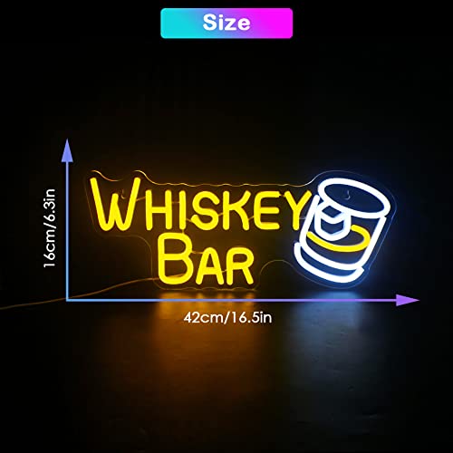Whiskey Bar Neon Sign