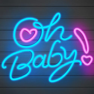 Oh Baby Neon Signs for Wall Decor