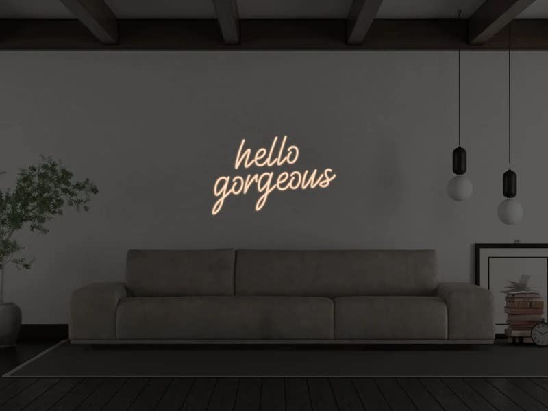 Hello Gorgeous led Light  (Warm White)