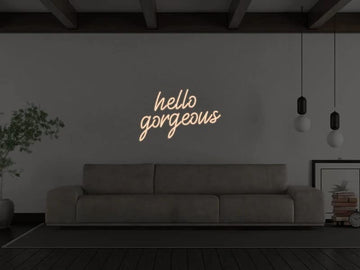 Hello Gorgeous led Light  (Warm White)