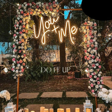 You + Me Neon Light Sign