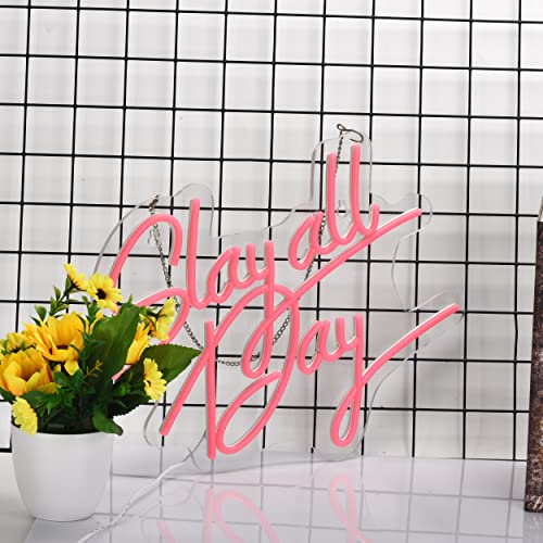 Slay All Day Neon Sign for Wall Décor