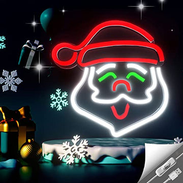 Christmas Santa Claus Neon Sign