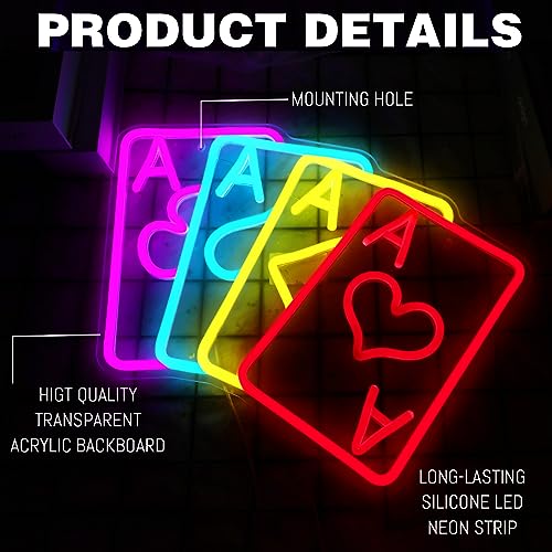 Playing Cards Neon Signs