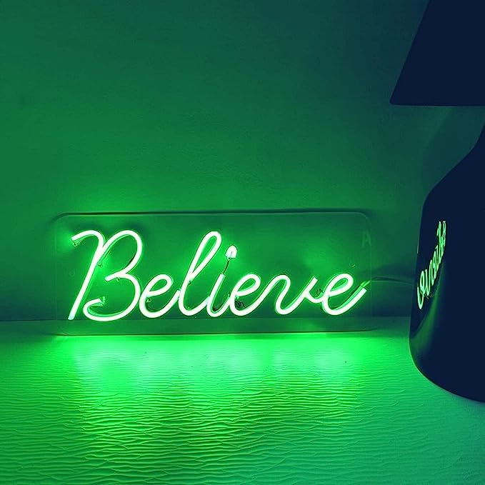 Believe  Neon Sign/Lights