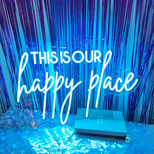 This is our Happy Place Neon Sign