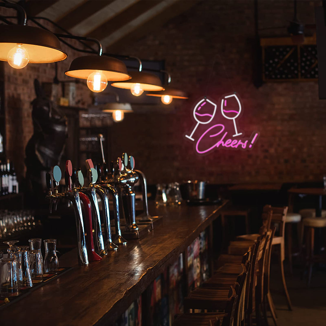 Cheers Bar Decor Neon Signs