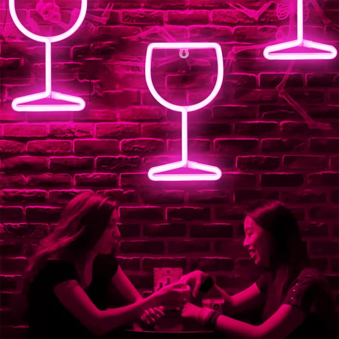 Wine Glass Neon Signs