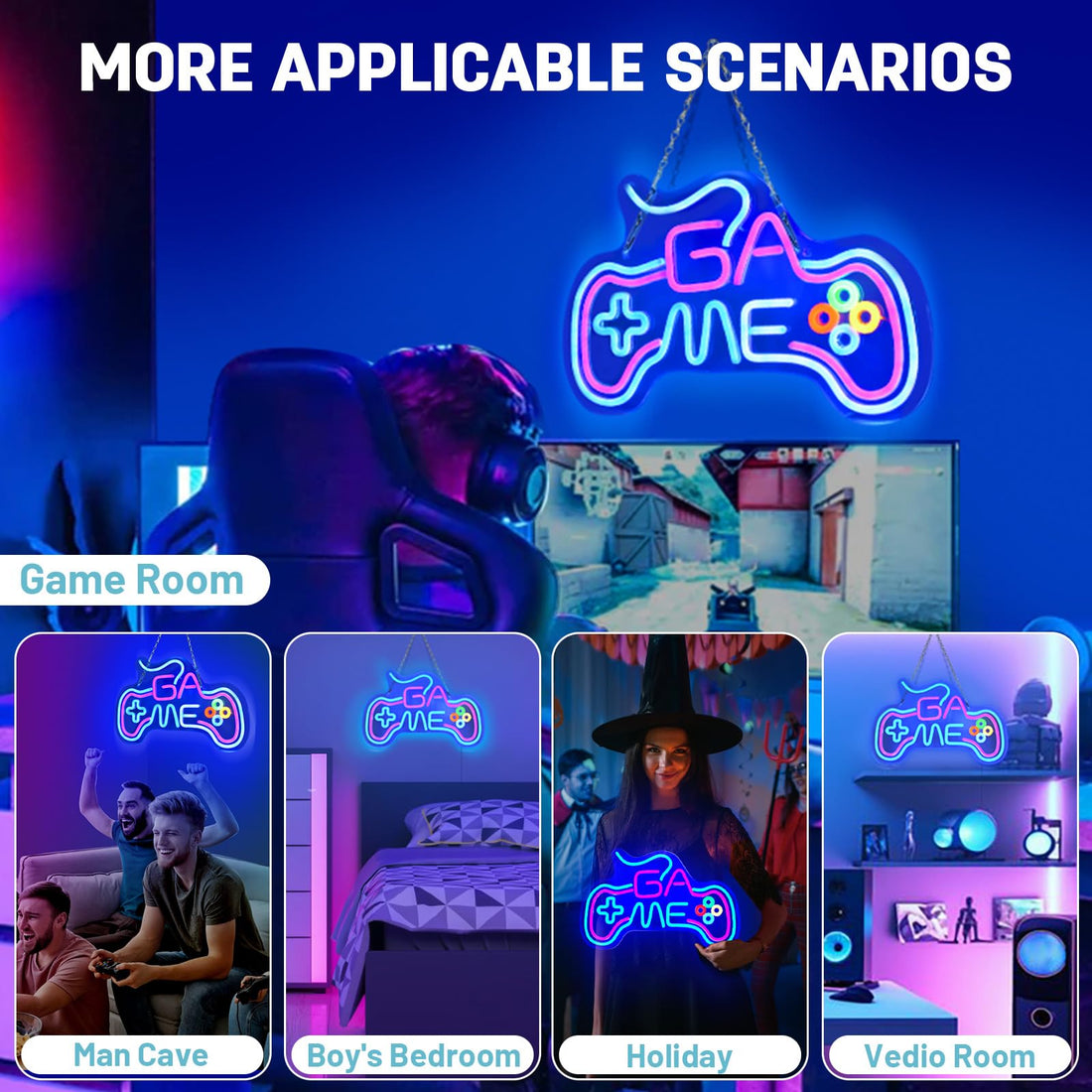 Gamer Neon Signs for Wall Decor