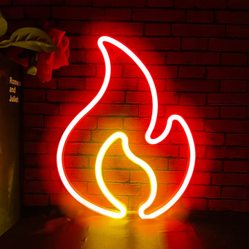 Flame Neon Sign