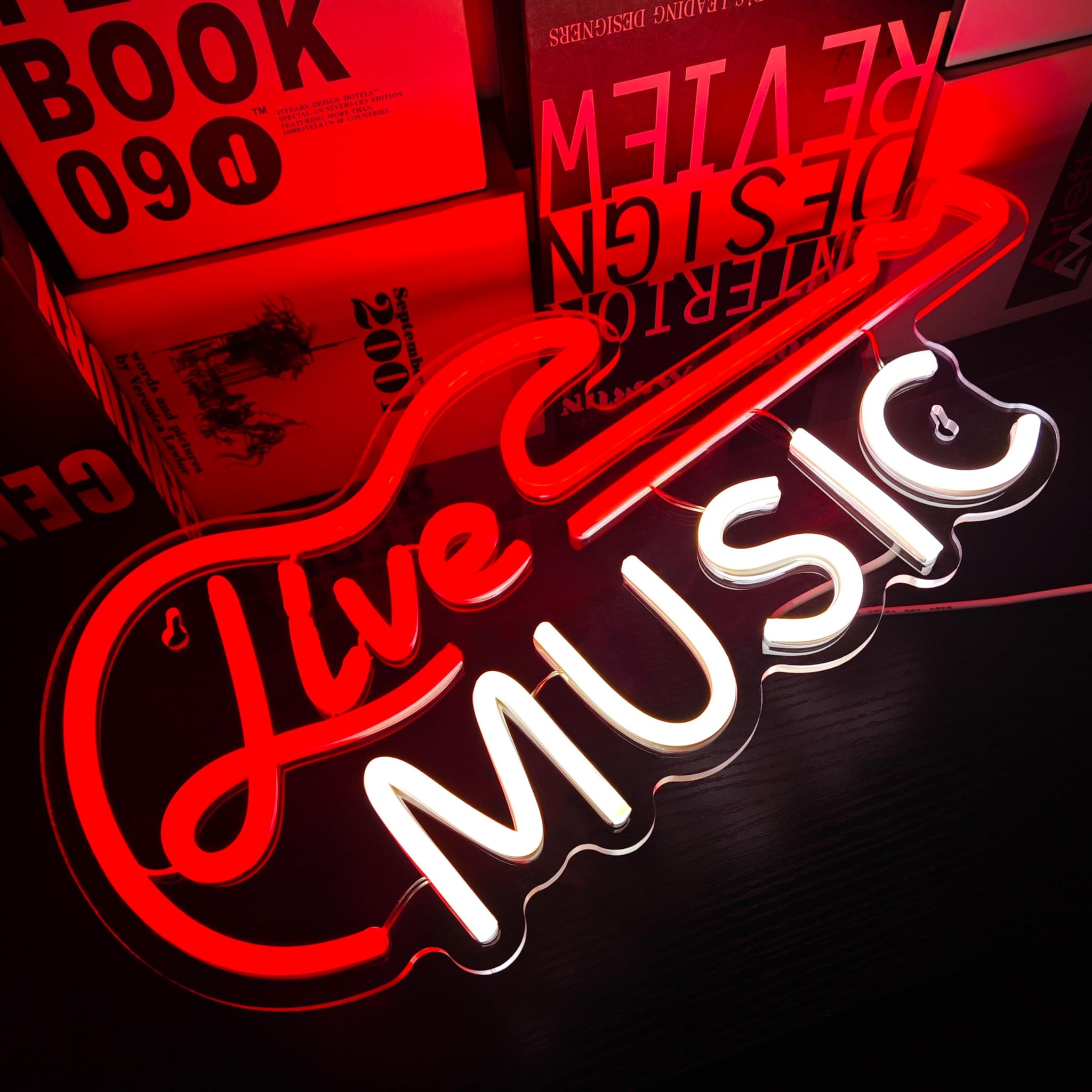 Live Music Neon Sign
