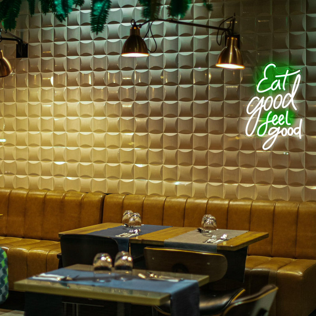 Eat Good Feel Good Neon Sign