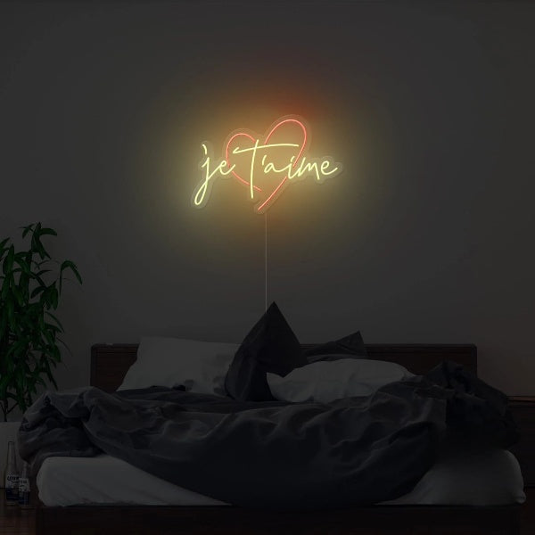 Jetaime Neon Sign