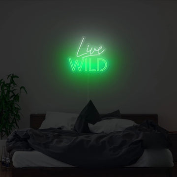 Live Wild Neon Sign