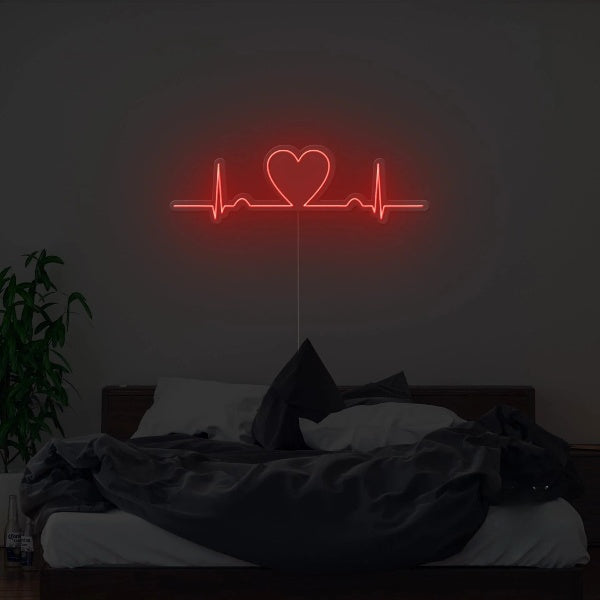 Heartbeat Neon Sign