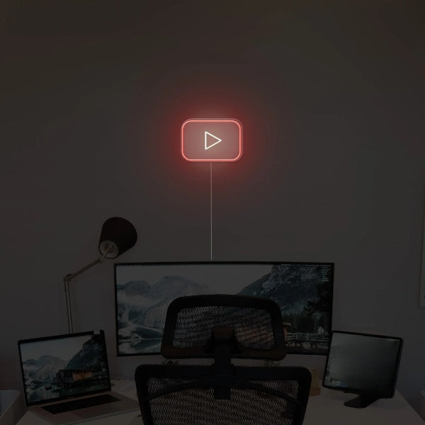 Youtube Neon Sign