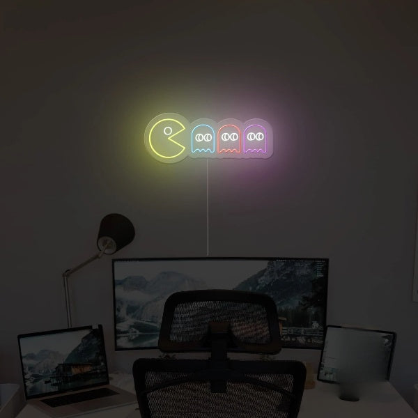 Packman Neon Sign