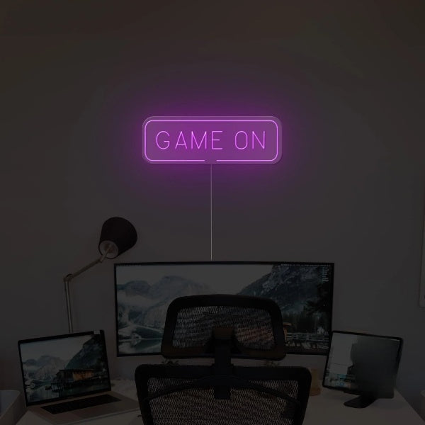 Game On Neon Sign