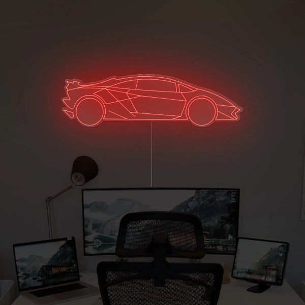 Lamborghini Car Neon Sign