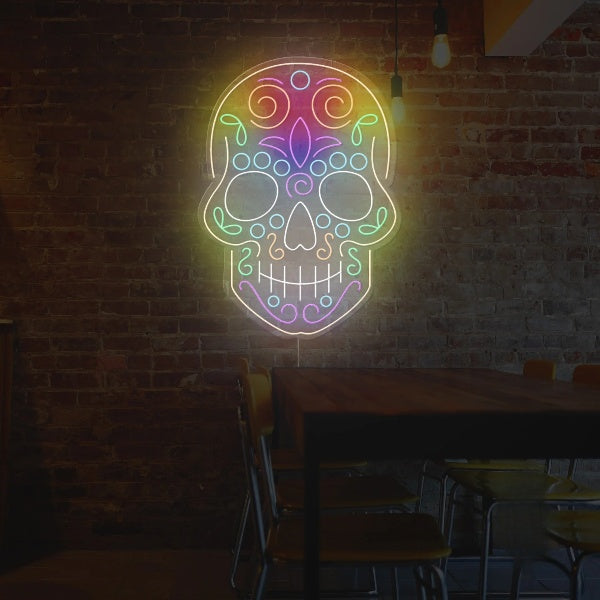 Skull Neon Sign