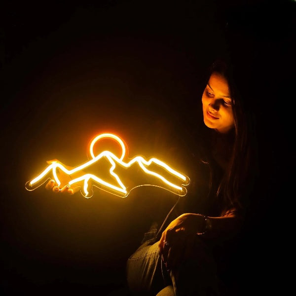 Mountain Neon Light Sign