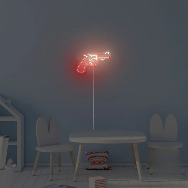 Flare Gun Neon Sign