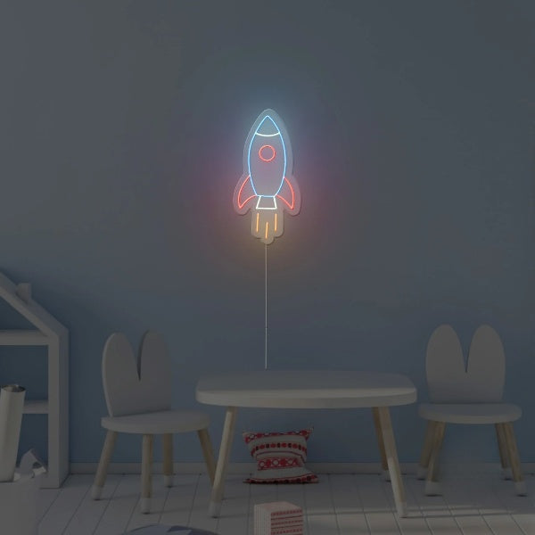 Rocket Neon Sign