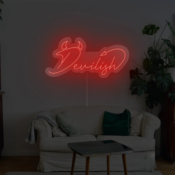 Develish Neon Sign