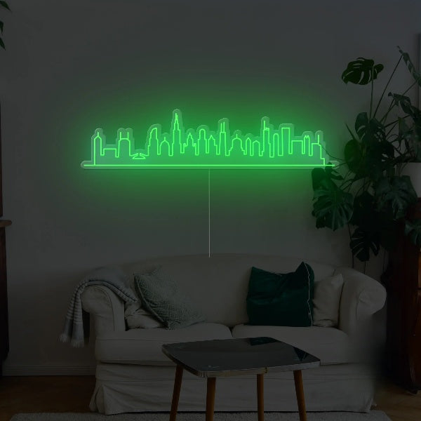 Skyline Neon Sign